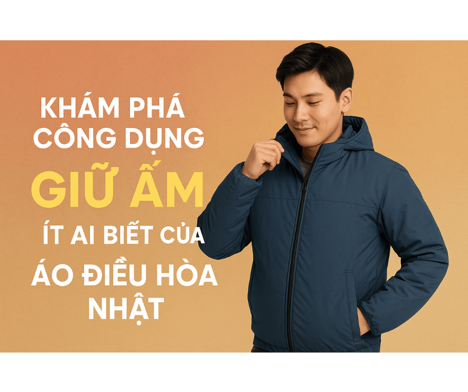 Khám phá công dụng giữ ấm ít ai biết của áo điều hòa Nhật