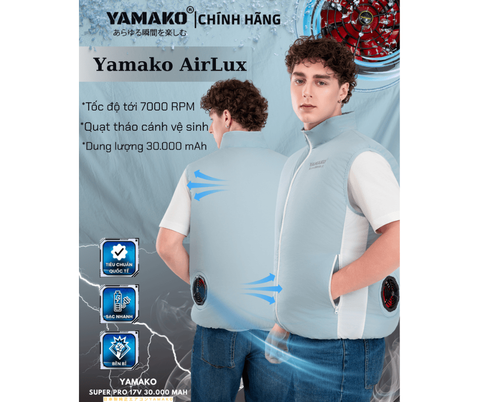 Áo điều hòa Yamako có những ưu điểm vượt trội gì ?