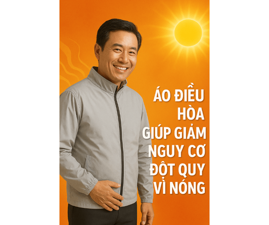 Bạn có tin áo điều hòa giảm nguy cơ đột quỵ vì nóng?