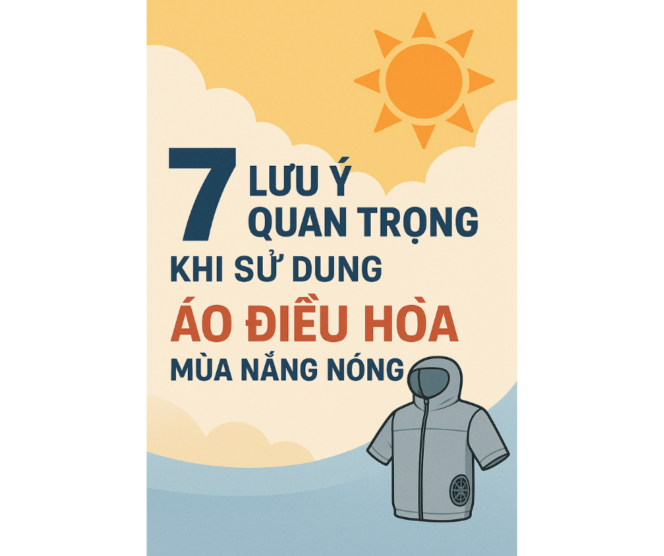 7 Lưu Ý Quan Trọng Khi Sử Dụng Áo Điều Hòa Mùa Nắng Nóng