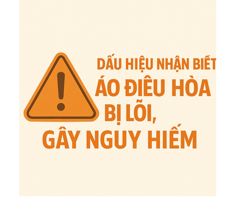 Dấu Hiệu Nhận Biết Áo Điều Hòa Bị Lỗi, Gây Nguy Hiểm