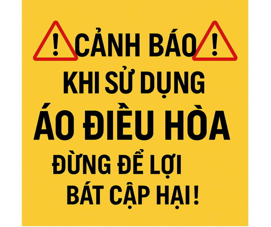 🚨 CẢNH BÁO KHI SỬ DỤNG ÁO ĐIỀU HÒA – ĐỪNG ĐỂ LỢI BẤT CẬP HẠI! 🚨