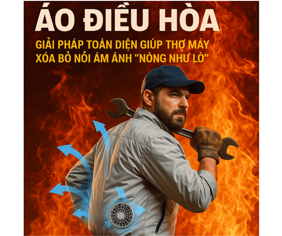 Áo Điều Hòa: Giải Pháp Toàn Diện Giúp Thợ Máy Xóa Bỏ Nỗi Ám Ảnh “Nóng Như Lò”