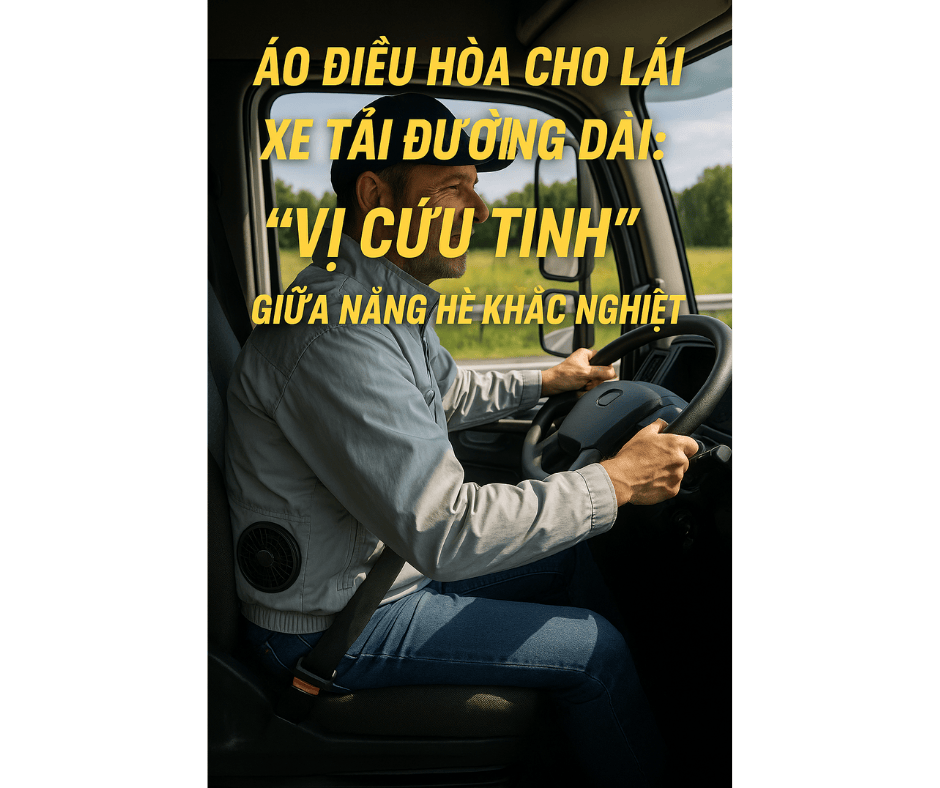 Áo Điều Hòa Cho Lái Xe Tải Đường Dài: 