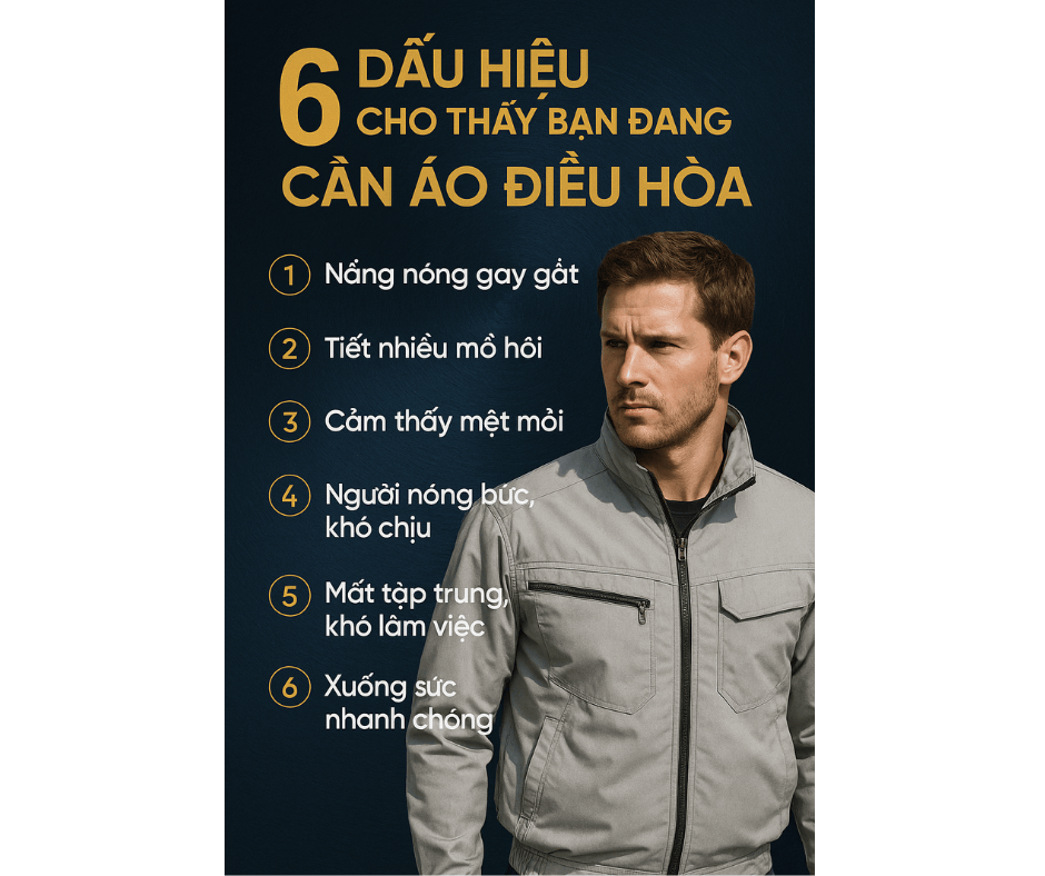 6 dấu hiệu cho thấy bạn đang cần áo điều hòa