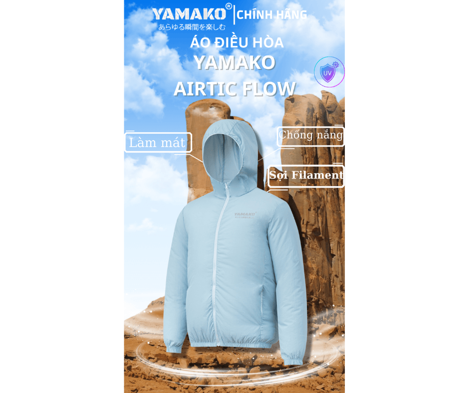 Áo điều hòa yamako – Trải nghiệm công nghệ Nhật trên từng đường kim