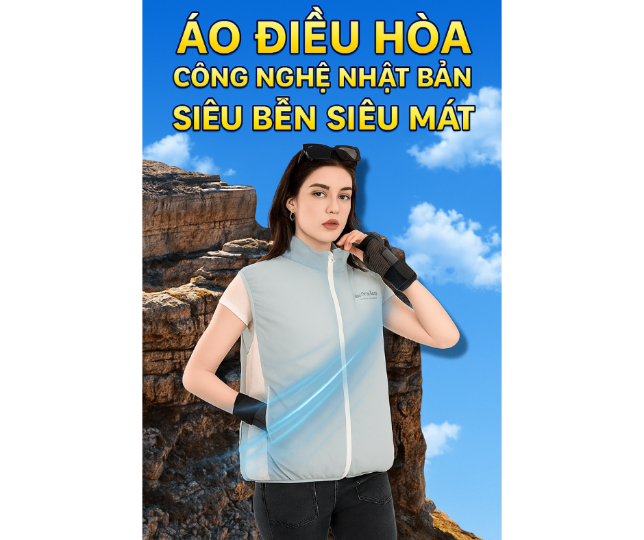 Áo điều hòa công nghệ Nhật Bản siêu bền siêu mát
