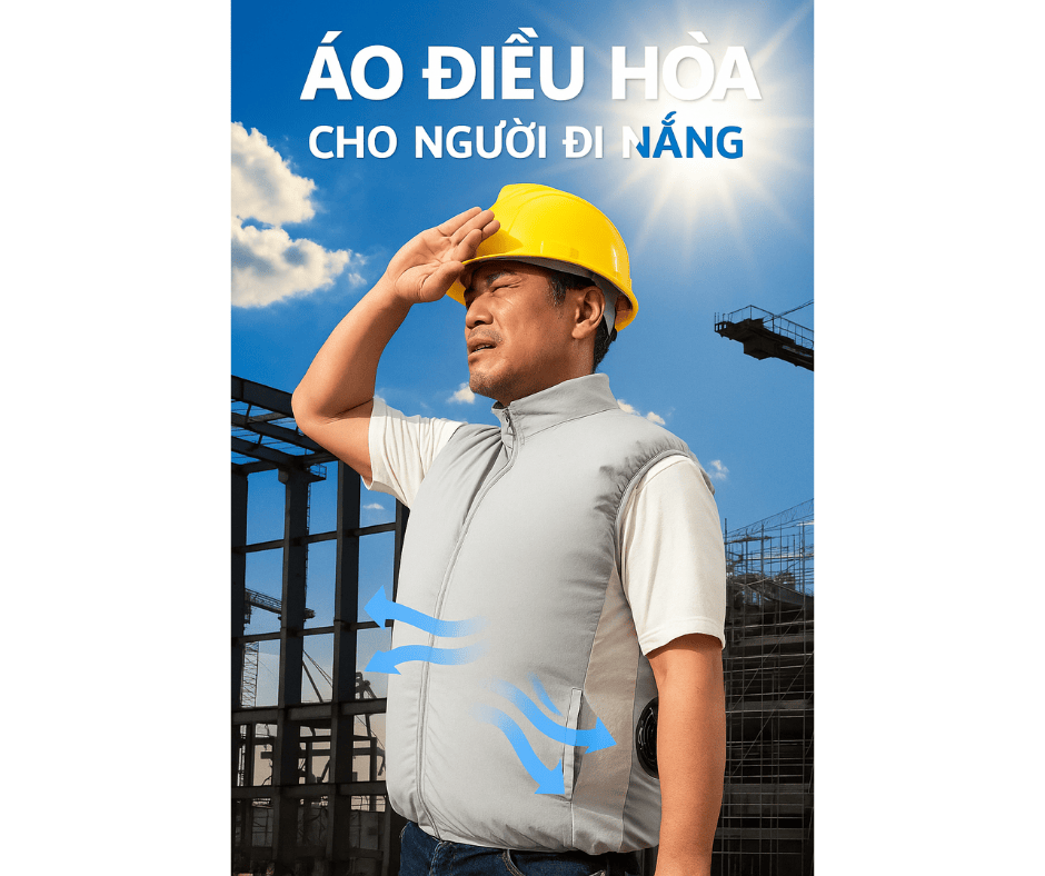 Áo điều hòa cho người đi nắng