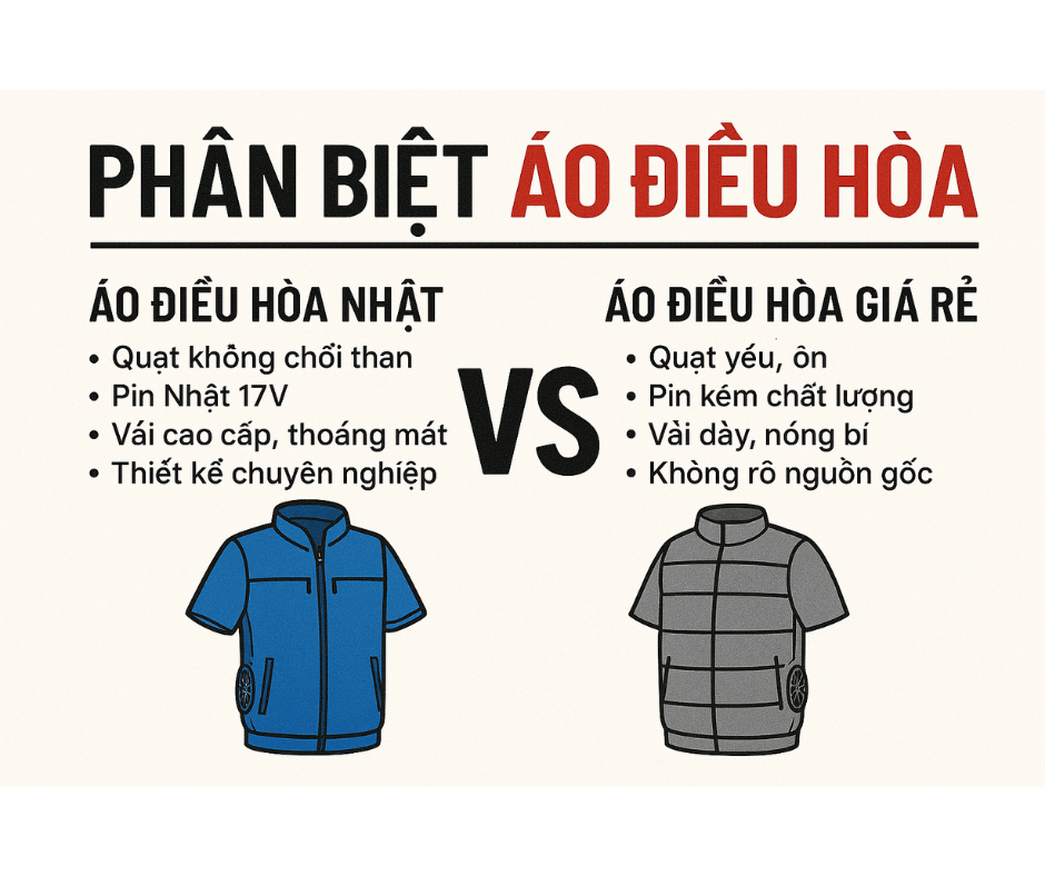Phân biệt áo điều hòa