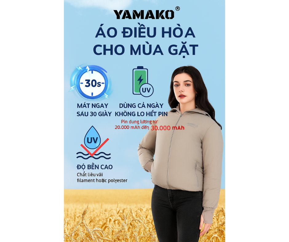 Áo điều hòa cho mùa gặt