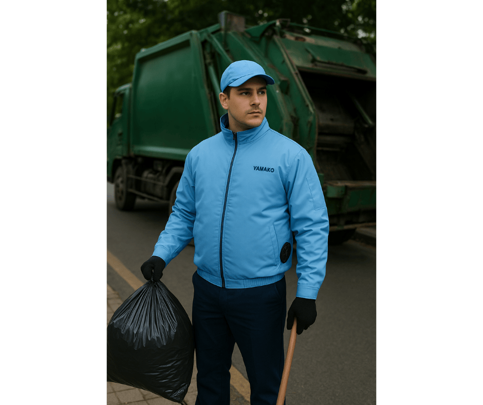 Áo điều hòa cho nhân viên môi trường