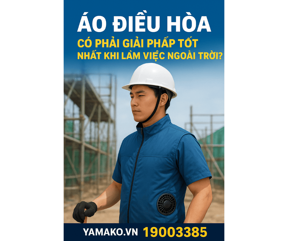 Áo điều hòa có phải giải pháp tốt nhất khi làm việc ngoài trời?
