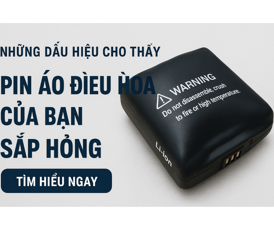 Những dấu hiệu cho thấy pin áo điều hòa của bạn sắp hỏng