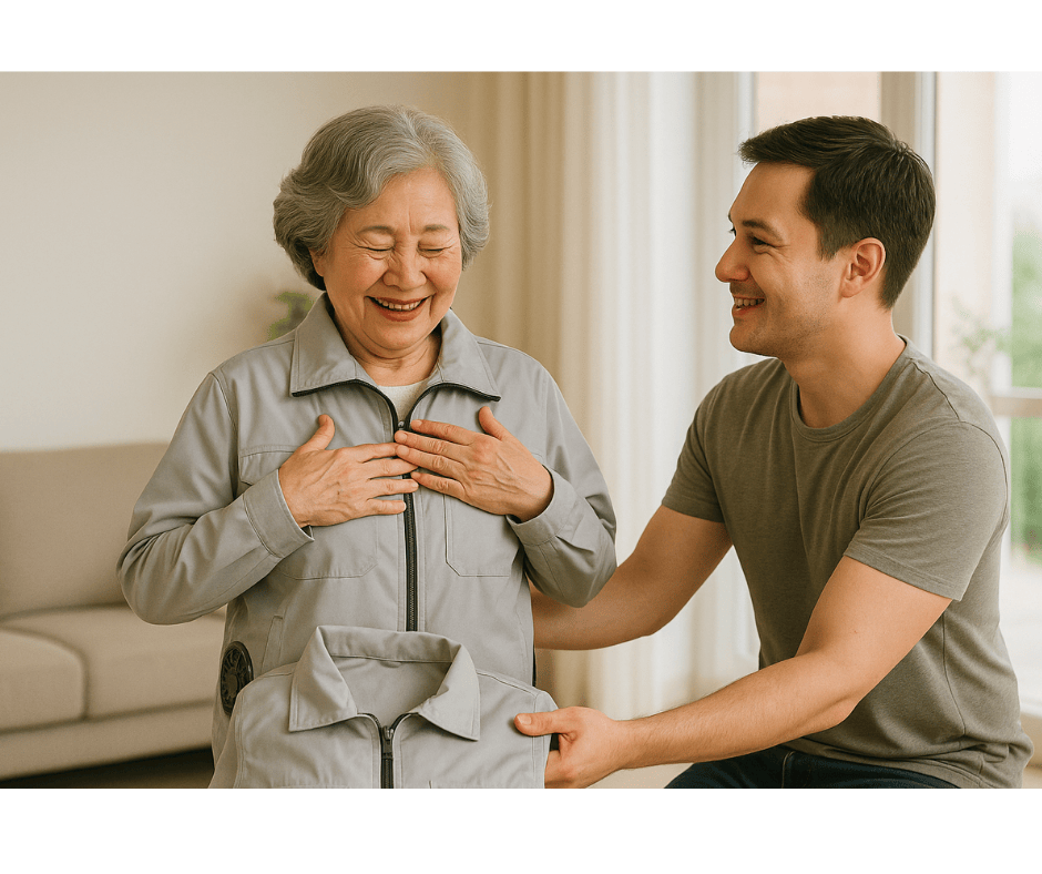 Tặng mẹ áo điều hòa – vì mẹ xứng đáng được chăm sóc nhiều hơn thế