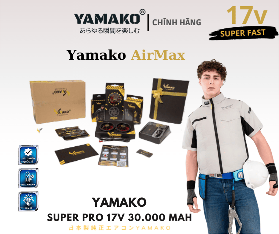 Áo điều hòa pin lởm – Gây nguy hiểm thật sự khi làm việc ngoài trời