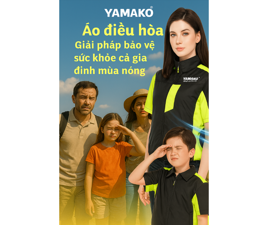Áo điều hòa – Giải pháp bảo vệ sức khỏe cả gia đình mùa nóng