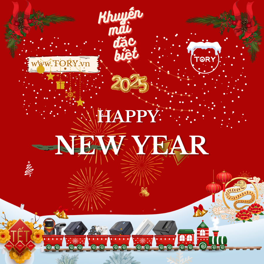 Khuyến mãi tưng bừng - Happy New Year 2025