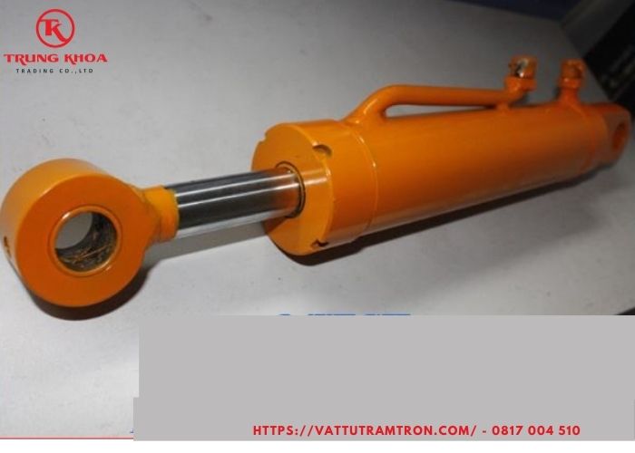 Xi lanh thủy lực cửa xả trạm trộn 2