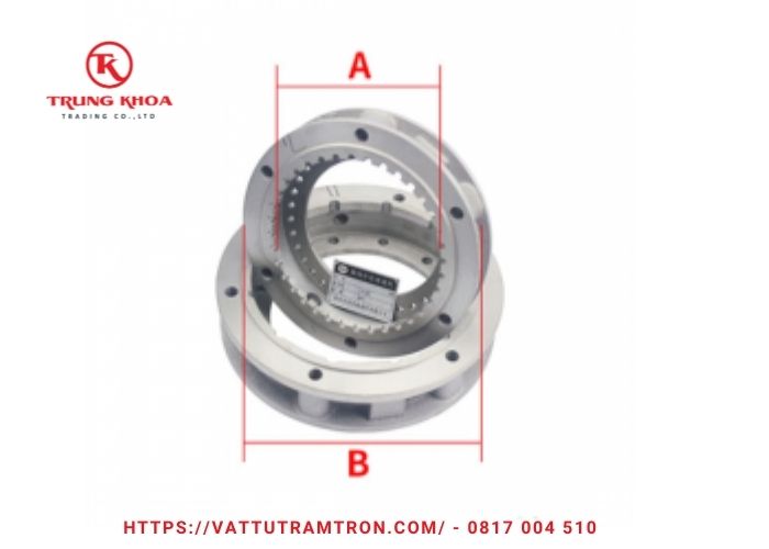 Vỏ-mặt bích- cụm chân đế hộp giảm tốc Cyclo 3