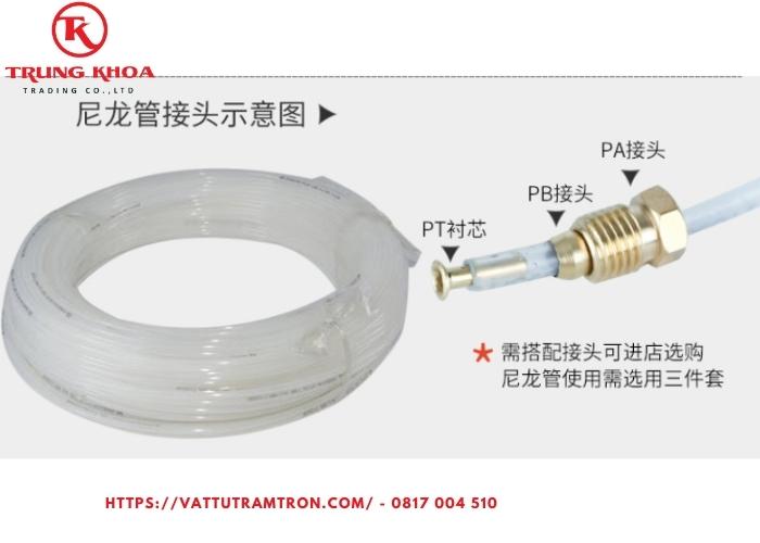 Ống bơm mỡ nhựa-nhôm-đồng