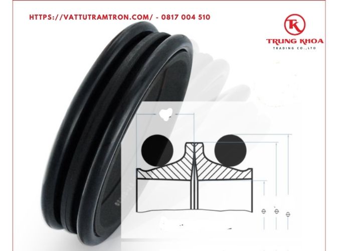 Mặt chà cho bộ làm kín cối trộn bê tông 47