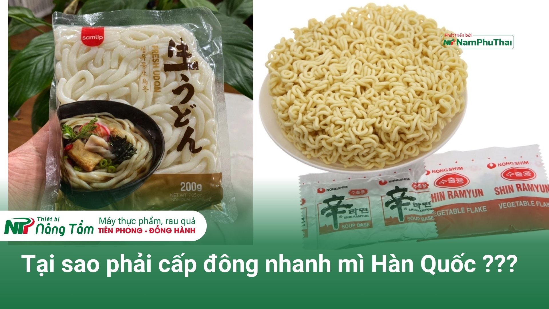Tại sao phải cấp đông nhanh mì hàn quốc ???