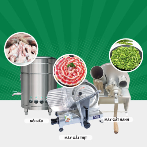 GIỚI THIỆU COMBO THIẾT BỊ NẤU PHỞ/ NẤU BÚN