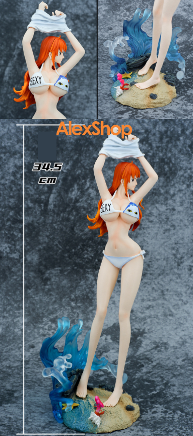 Mô Hình Nhân Vật Nami Trong Anime Tư Thế Ngồi Gợi Cảm Trang Trí Giáng Sinh   Shopee Việt Nam