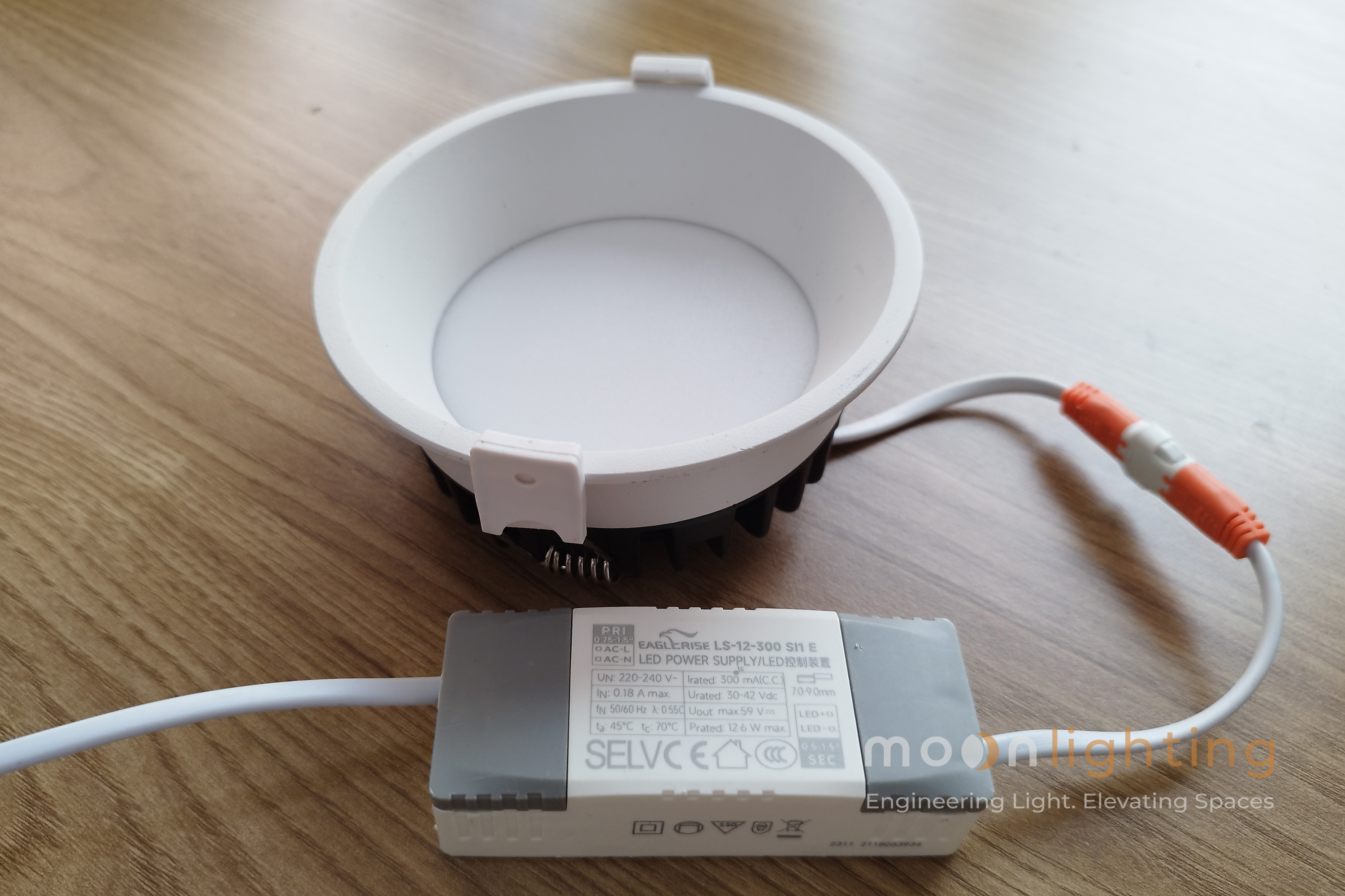 Đèn LED âm trần chống chói Moon Lighting chính hãng MG-11950 công suất 10W-12W