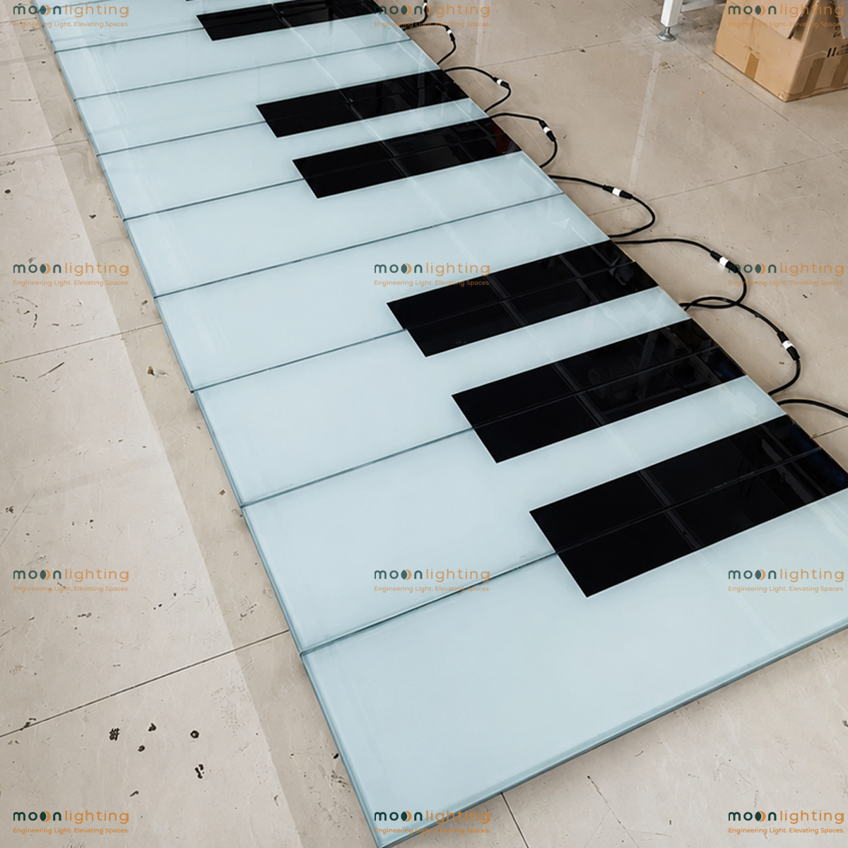Mô hình phím đàn Piano tương tác ghép nối thực tế từ đèn gạch âm đất MG-308PI Series