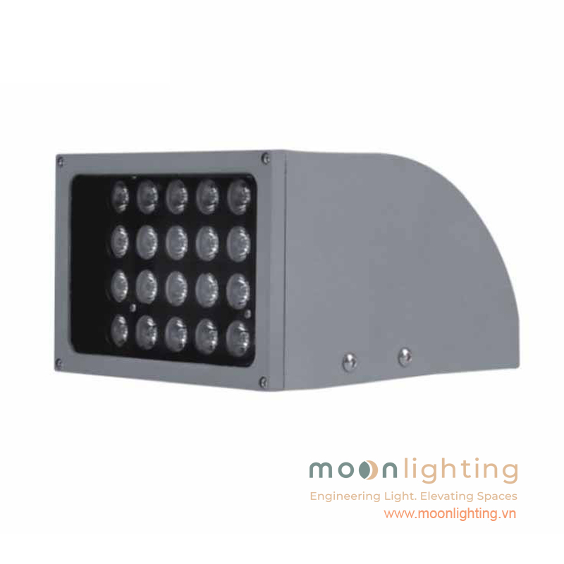 Mẫu đèn LED Project Light MG-610 Series công suất lớn 48W ma trận 20 mắt LED chuyên dụng chiếu rọi rửa tường kiến trúc cao tầng ngoài trời Moon Lighting
