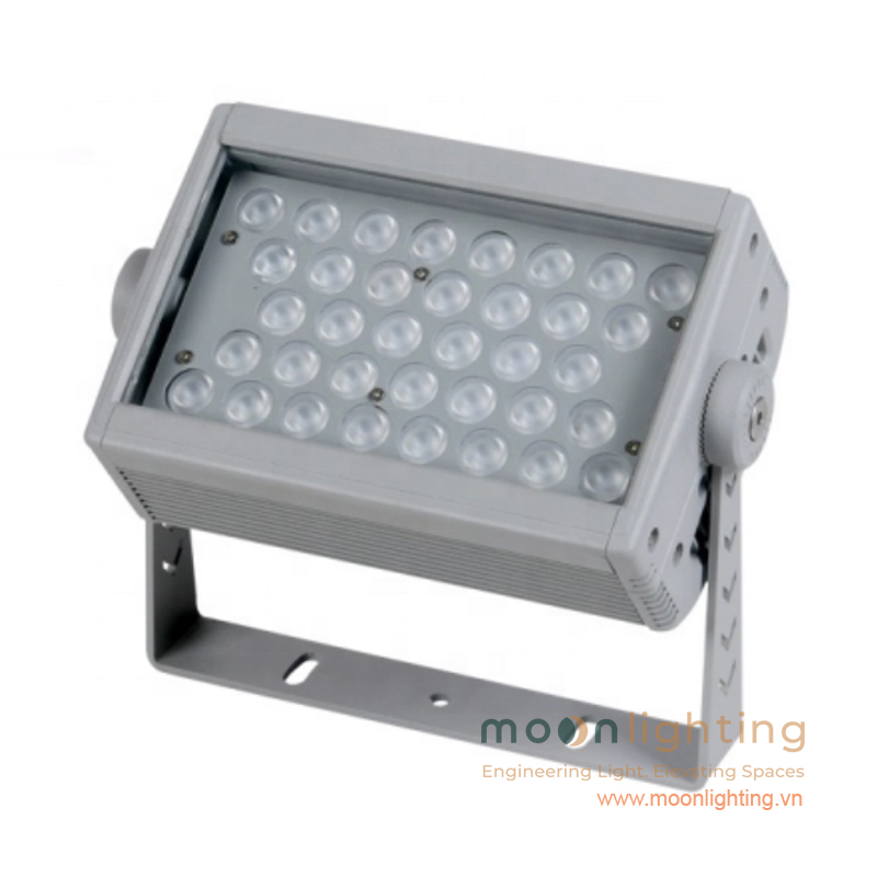 Đèn LED Project Light MG-612 36W chính hãng Moon Lighting Báo giá đèn LED Project Light MG-612-260 công suất 36W chính hãng Moon Lighting phom dáng chữ nhật mỏng tích hợp ma trận thấu kính hội tụ