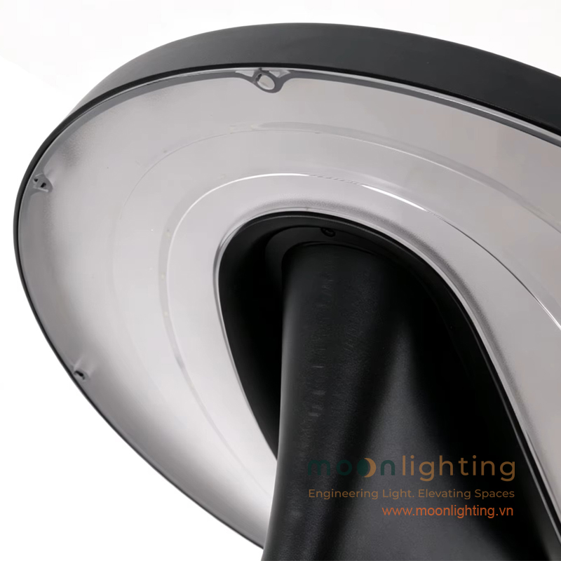 Mặt chao acrylic tán quang chống chói đèn MG-SL016 Chi tiết vật liệu chao tán quang acrylic mờ chống chói lóa chuẩn UGR<19 cho đèn sân vườn MG-SL016