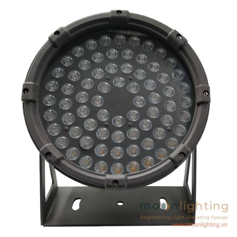 Cận cảnh bề mặt chao thấu kính Đèn LED Project Light MG-602 Series Moon Lighting chiếu sáng kiến trúc