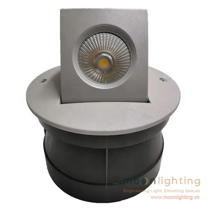Cận cảnh bề mặt mắt LED COB chếch góc chiếu đèn âm đất MG-305 Moon Lighting