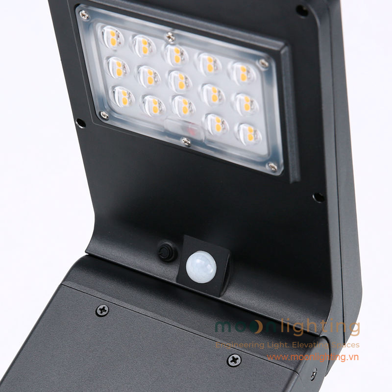 Mặt kính PC và chip LED đèn trụ sân vườn thông minh MG-SL1406 Cận cảnh mặt kính PC cao cấp và cụm chip LED siêu sáng bên trong đầu đèn trụ sân vườn thông minh MG-SL1406 Moon Lighting