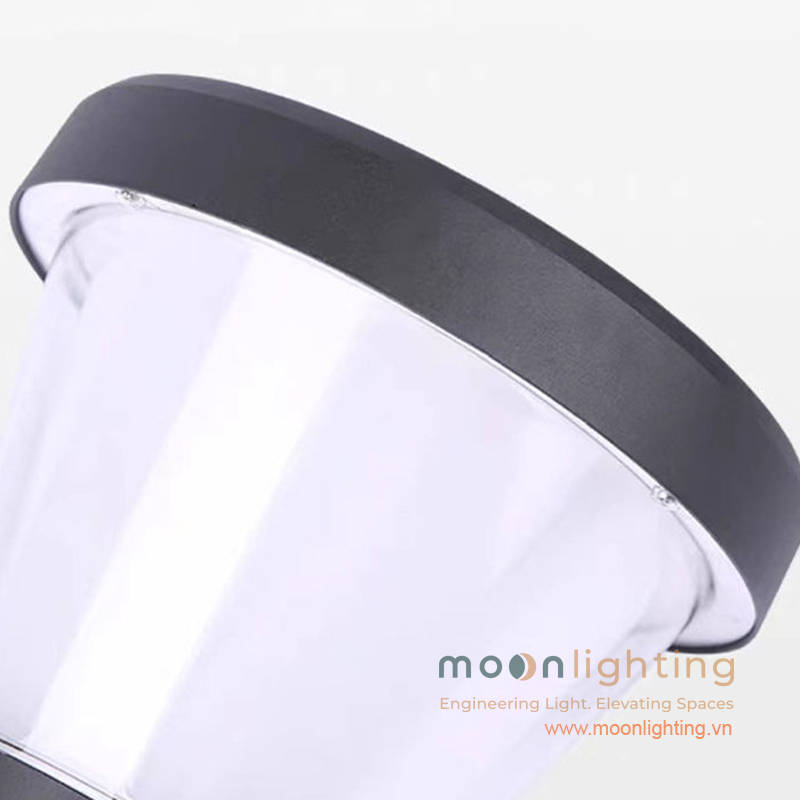 Chao nhựa PC tản quang đèn gắn tường MG-SL1806 Cận cảnh chao nhựa Polycarbonate tản quang cao cấp của đèn gắn tường tân cổ điển MG-SL1806 Moon Lighting