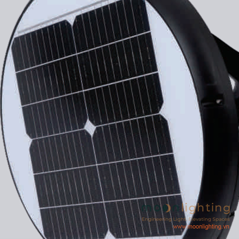 Cận cảnh tấm pin năng lượng mặt trời Monocrystalline 36W Đèn cột MG-SL001