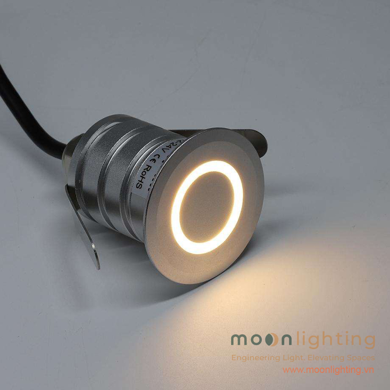 Hiệu ứng ánh sáng tỏa tròn chống chói đèn MG-106 Cận cảnh hiệu ứng ánh sáng vầng trăng tròn chống chói đèn âm tường MG-106