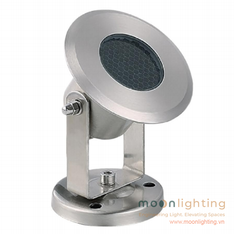 Mặt đèn Inox trang bị lưới tổ ong Honeycomb chống chói mắt cao cấp cho đài phun nước hồ cá Koi