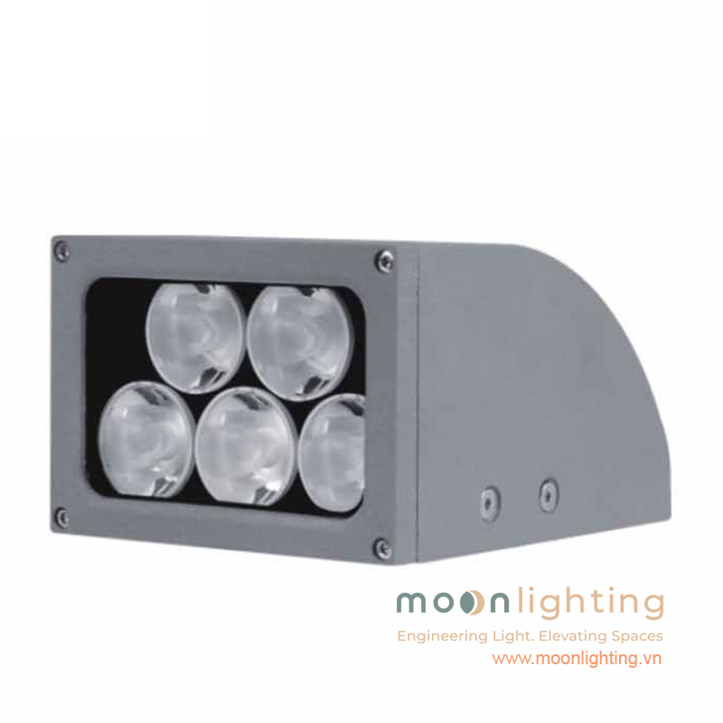 Đèn LED gắn tường chiếu sáng kiến trúc MG-610 Series 16W Moon Lighting Đại lý phân phối đèn LED Project Light MG-610 Series công suất 16W vòm cong gắn tường chiếu sáng kiến trúc ngoài trời Moon Lighting