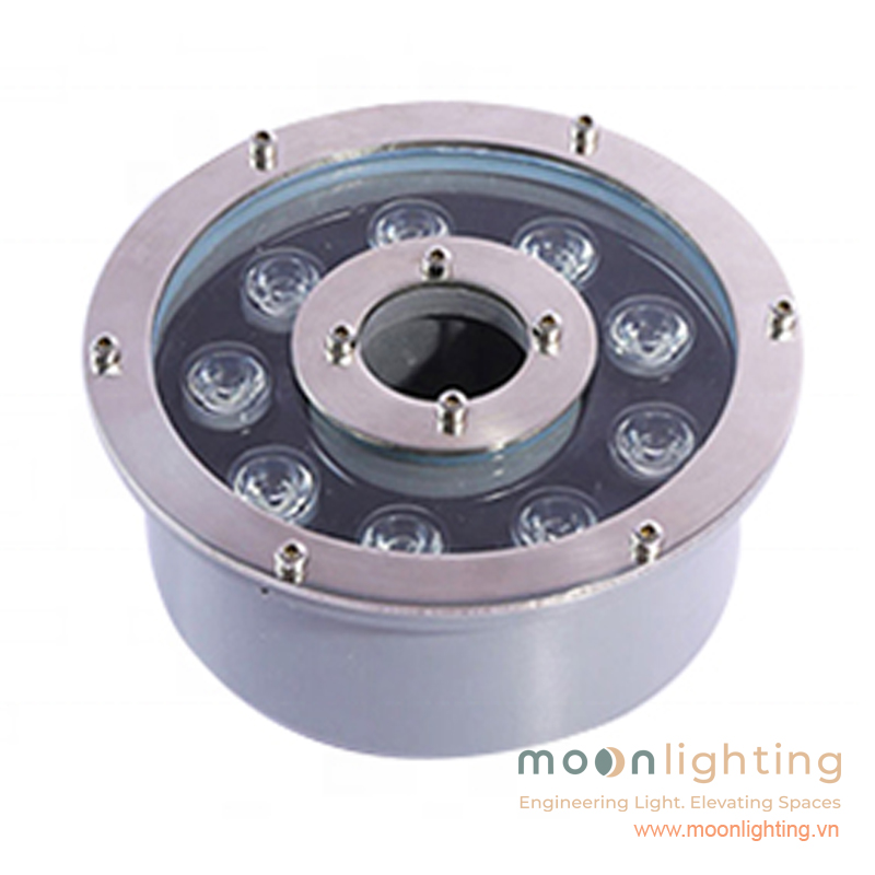Đèn LED âm nước đài phun nước bánh xe MG-502-160 công suất 9W Moon Lighting