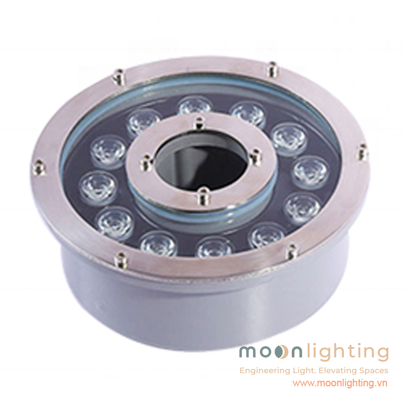 Đèn LED âm nước đài phun nước bánh xe MG-502-180 công suất 12W Moon Lighting