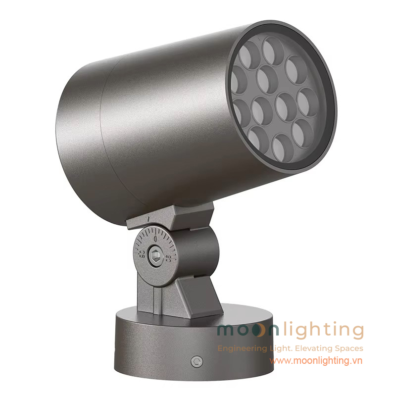 Thiết kế thực tế đèn LED Project Flood Light MG-618N-120 công suất 36W chiếu rọi cây và chiếu cột cao cấp Moon Lighting