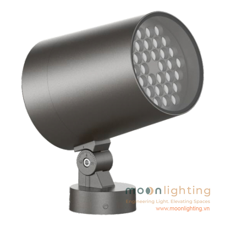 Đèn LED Project Flood Light MG-618N-200 công suất cực đại 80W - 90W chiếu rọi tòa nhà cao tầng chính hãng Moon Lighting