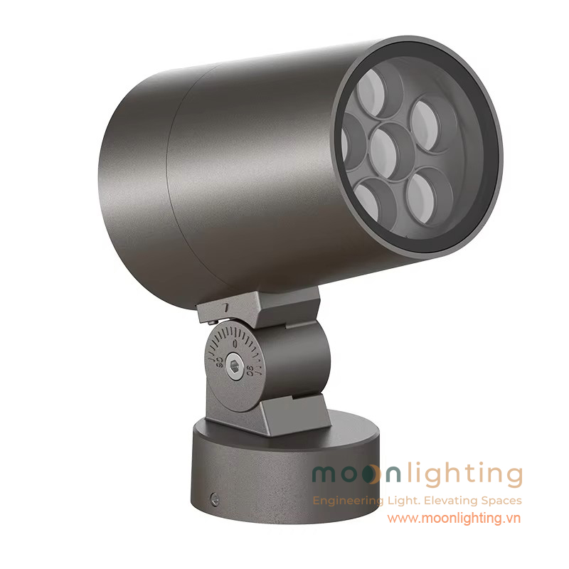 Thiết kế thực tế đèn LED Project Flood Light MG-618N-85 công suất 18W chiếu rọi điểm cảnh quan chính hãng Moon Lighting