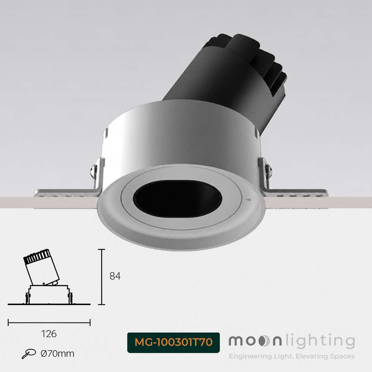 Đèn Spotlight Trimless MG-100304T70 chính hãng tích hợp smart home