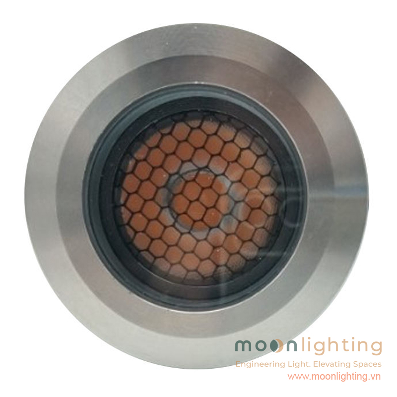Mặt tổ ong Honeycomb kết hợp thấu kính MG-105 Mặt lưới tổ ong Honeycomb ống kính quang học đèn âm đất MG-105