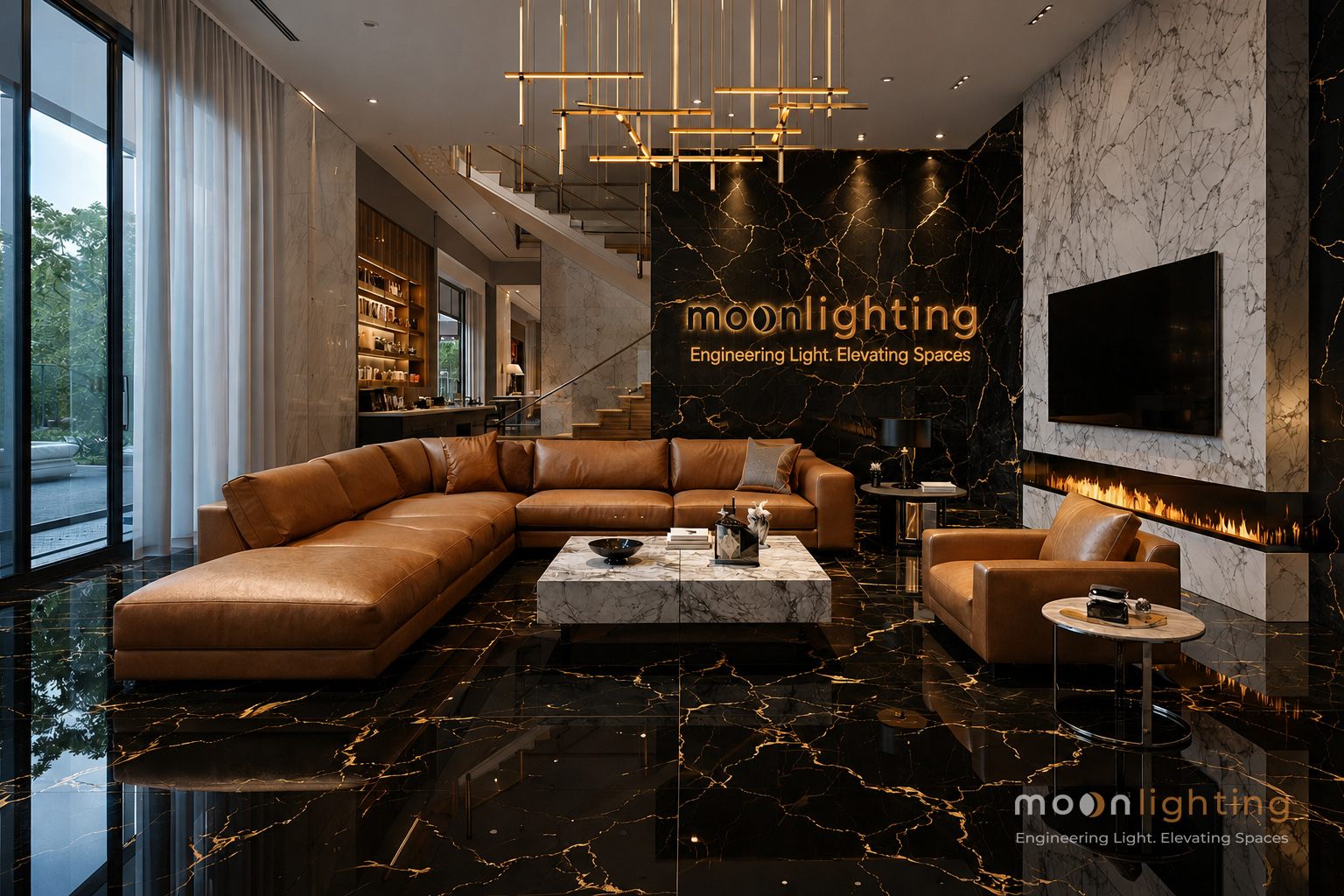 Phối cảnh sử dụng đèn Spotlight
MG-100301T50 chuẩn SEO 2026 cho biệt thự sang trọng