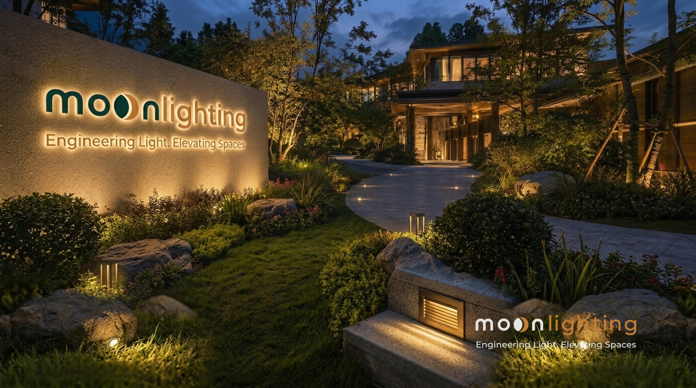 Đèn LED âm đất siêu mỏng MG-310C Series chiếu sáng cảnh quan lối đi biệt thự resort cao cấp